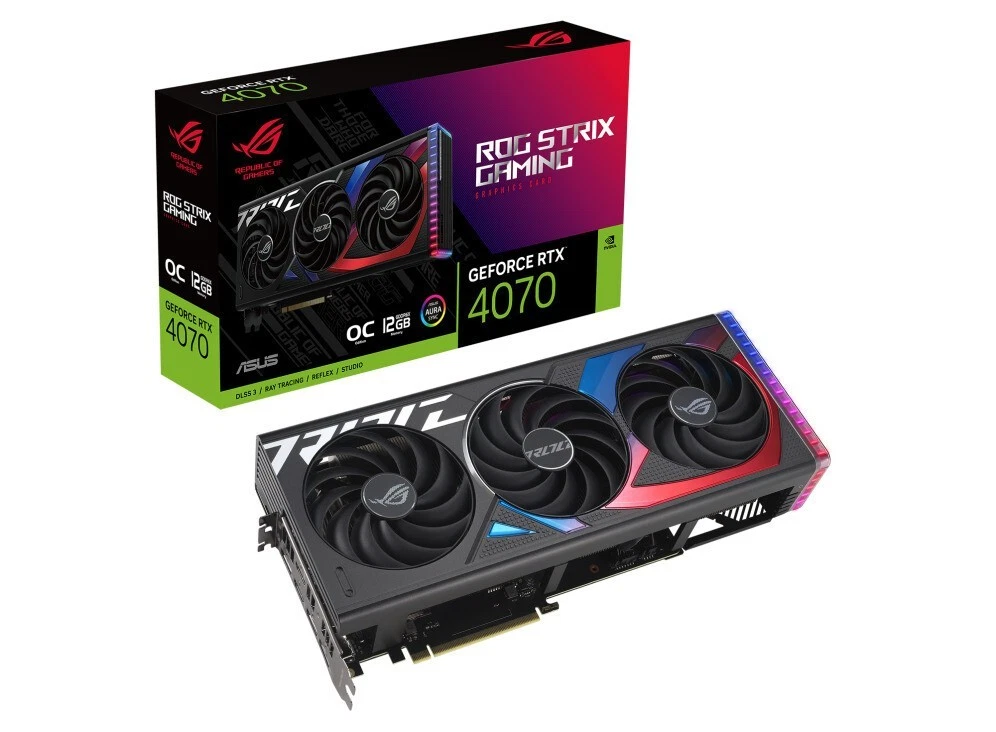 ASUS ROG Strix GeForce RTX 4070 Ti 12GB GDDR6X Gaming Graphics Card - Image 2