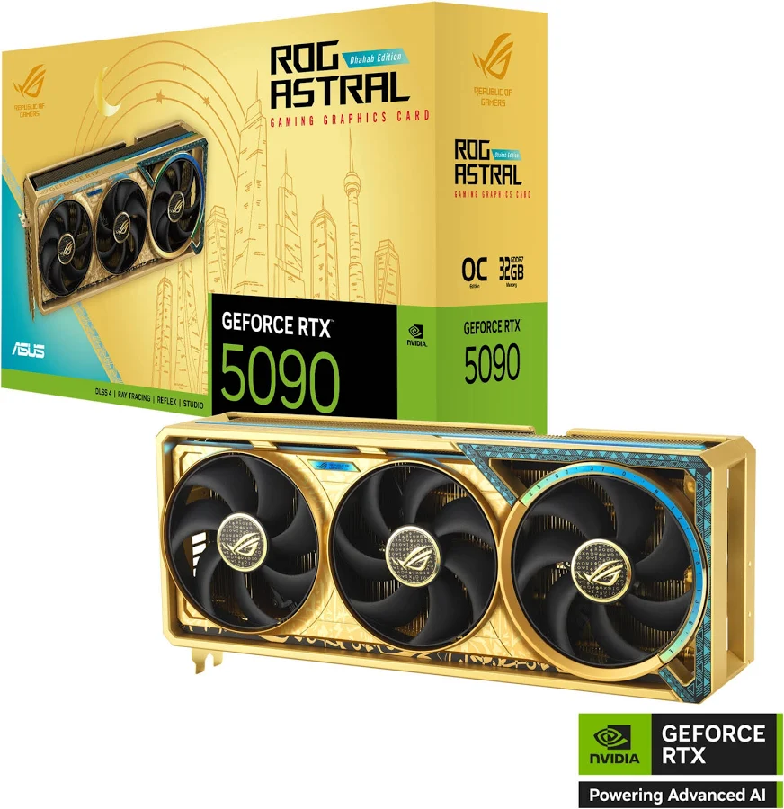 ASUS ROG Astral GeForce RTX 5090 32GB GDDR7 OC Graphics Card