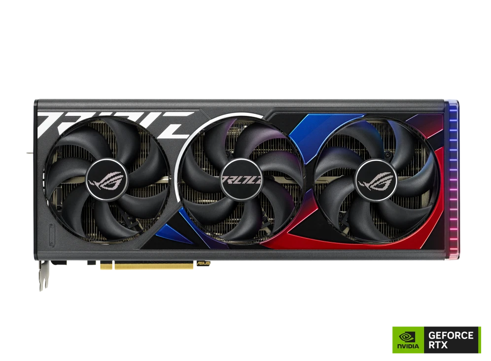 ASUS ROG Strix RTX 4090 24GB Triple Axial Tech Fan Cooling System