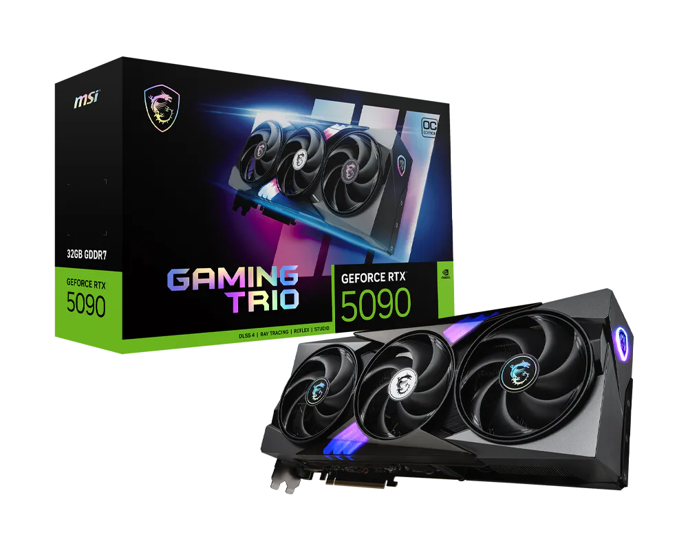 MSI RTX 5090 Gaming Trio OC 32GB GDDR7 Graphics Card